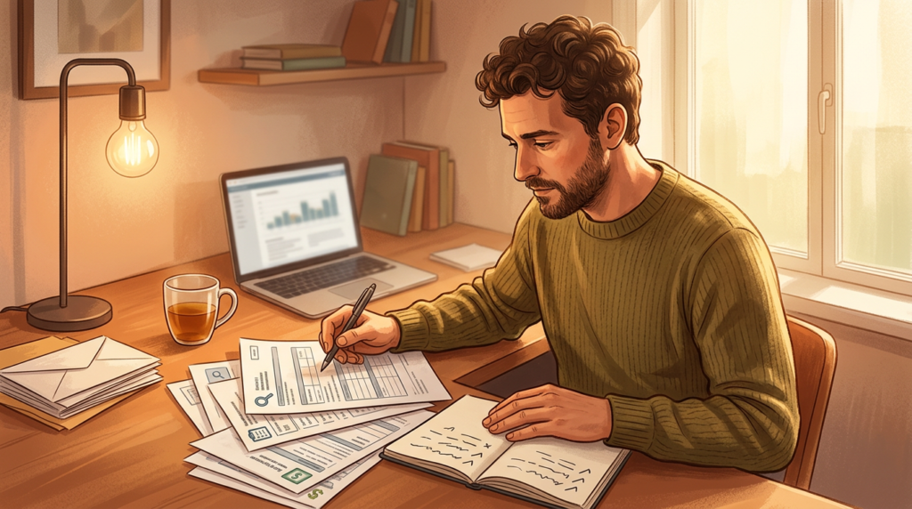 person applying for assistance online